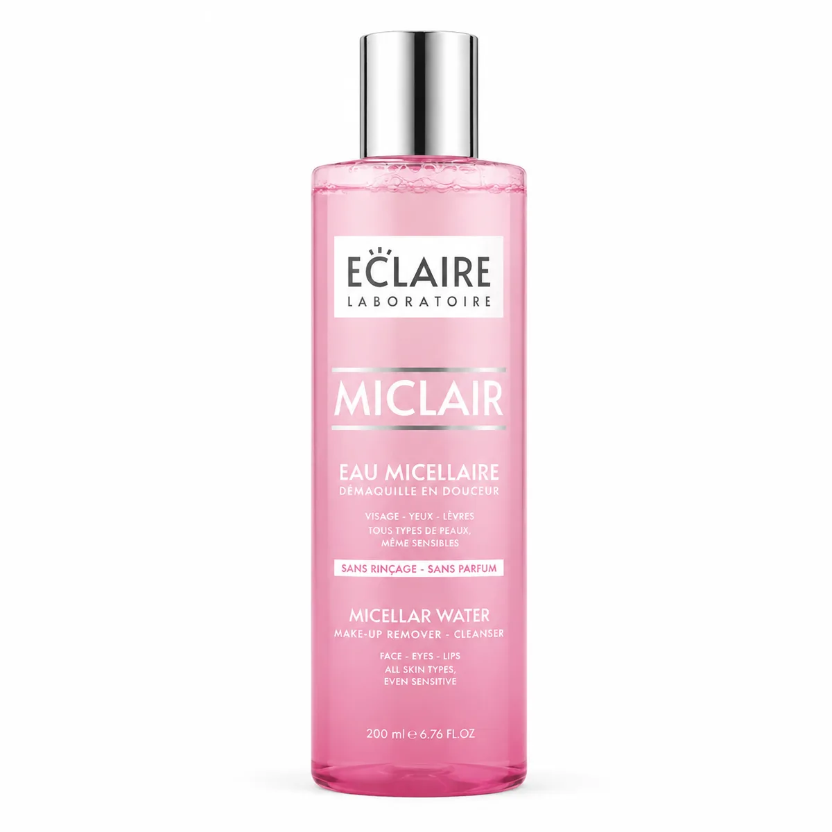 ECLAIRE MICLAIR EAU MICELLAIRE VISAGE ET YEUX 200ML