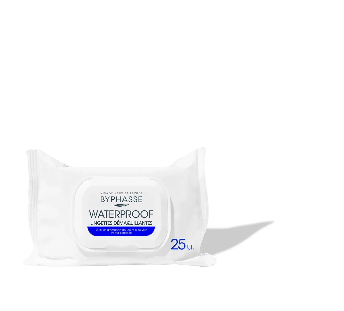 BYPHASSE LINGETTE DEMAQUILLANTE WATERPROOF 25UNITES