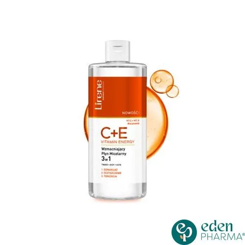 LIRENE C+E VITAMIN ENERGY EAU MICELLAIRE 3 EN 1 400ML