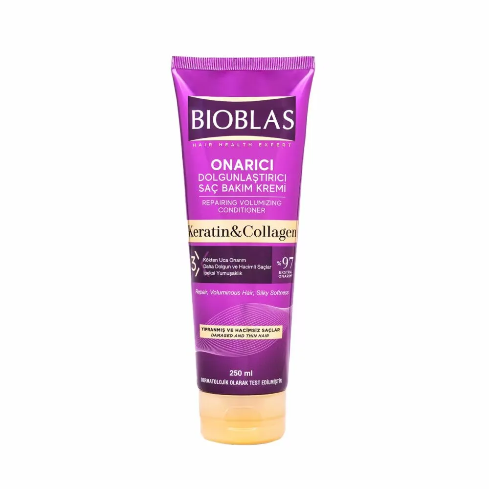 BIOBLAS APRÈS-SHAMPOING AU COLLAGÈNE ET À LA KÉRATINE ANTI CHUTE 250ML