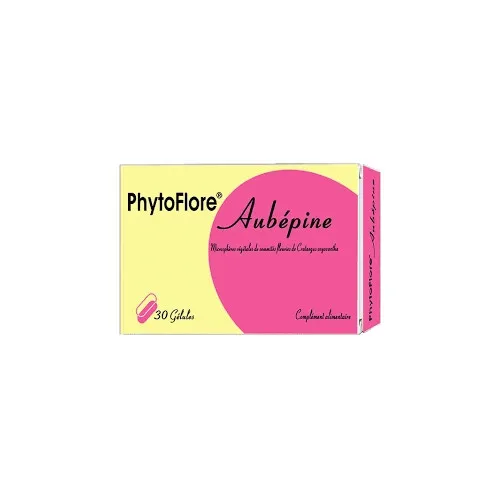 PHYTOFLORE AUBEPINE STRESS NERVOSITE 30 GELULES