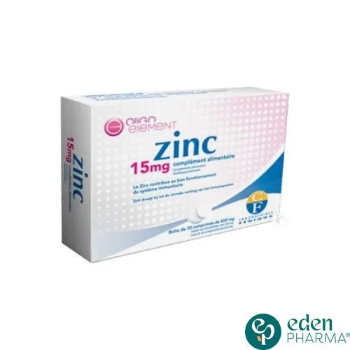 GALIEN PHARMA ZINC 15MG 30 COMPRIMES