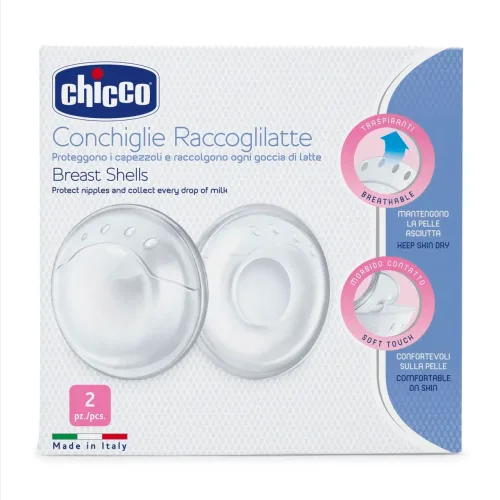CHICCO COQUILLES RECUEIL LAIT POUR SEINS CREVASSÉS