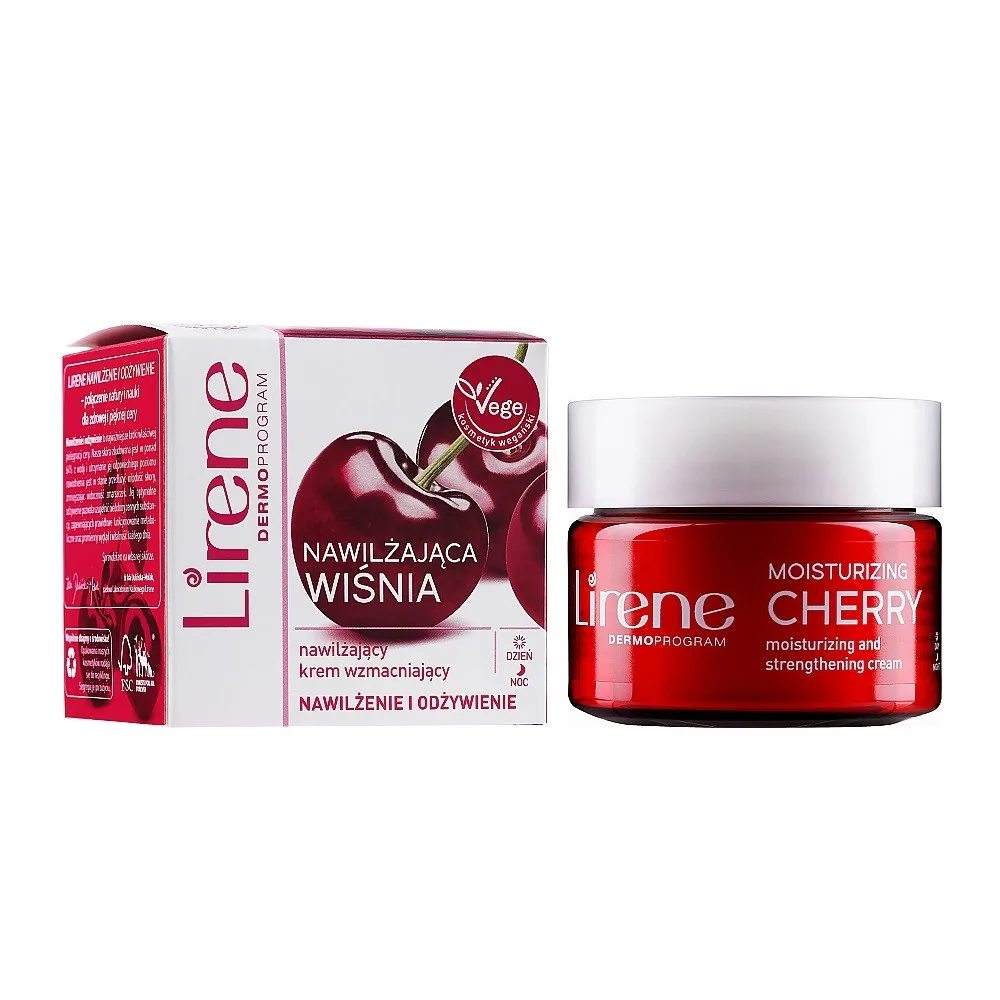 LIRENE CRÈME HYDRATANTE RAFRAICHISSANTE À LA CERISE 50ML