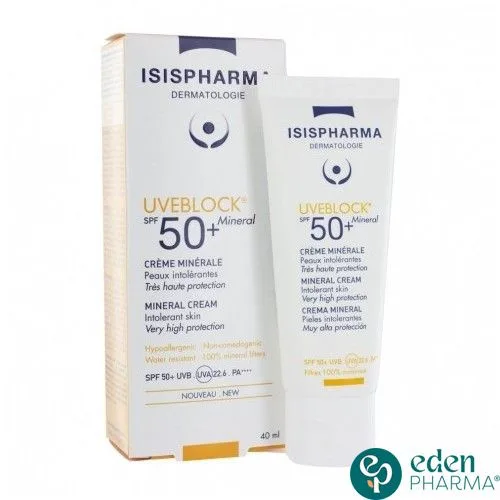 ISISPHARMA UVEBLOCK CREME MINERALE SPF50+ 40ML