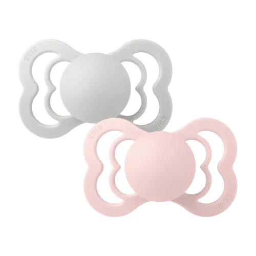BIBS 02 SUCETTES SUPREME PACIFIER HAZE BLOSSOM SIZE 1