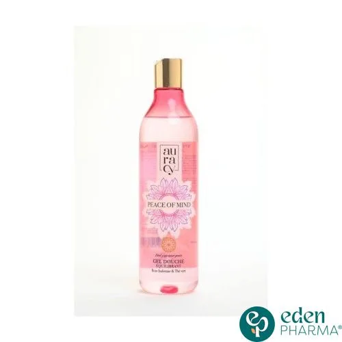 AURACY PEACE OF MIND GEL DOUCHE EQUILIBRANT ROSE INDIENNE THE VERT,400ML