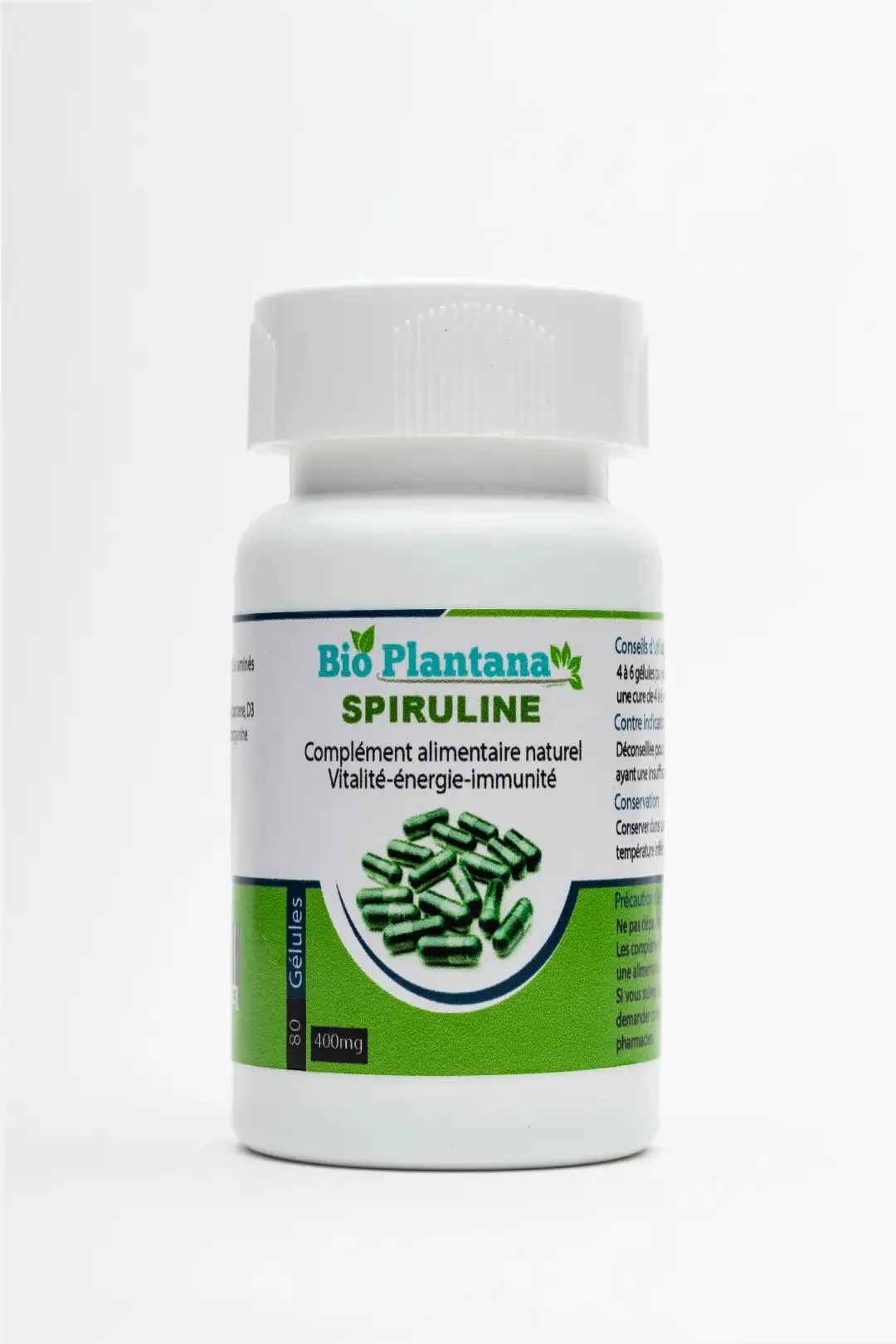 BIO PLANTANA SPIRULINE 80 gélules