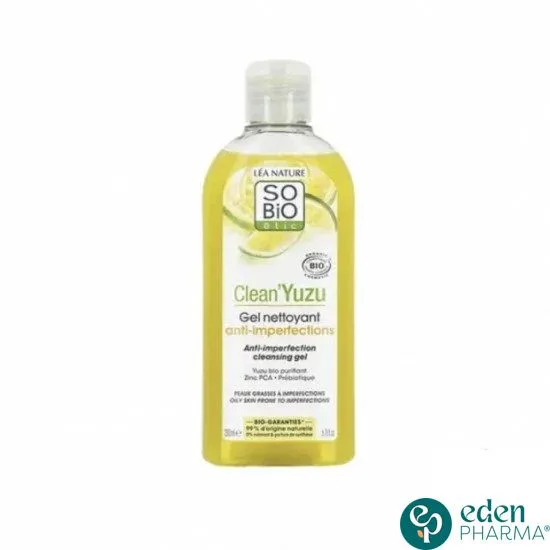 SOBIO yuzu gel nettoyant 200ml