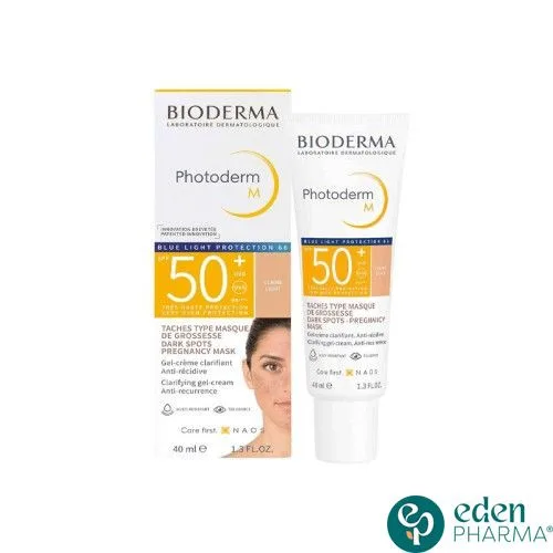 BIODERMA PHOTODERM M GEL-CREME ANTI TACHE TEINTE CLAIRE SPF50+ 40ML