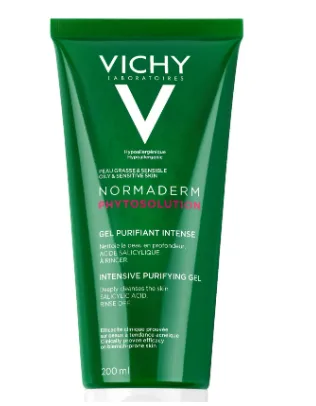 VICHY NORMADERM PHYTOSOLUTION GEL PURIFIANT INTENSE PEAUX GRASSES 200ML