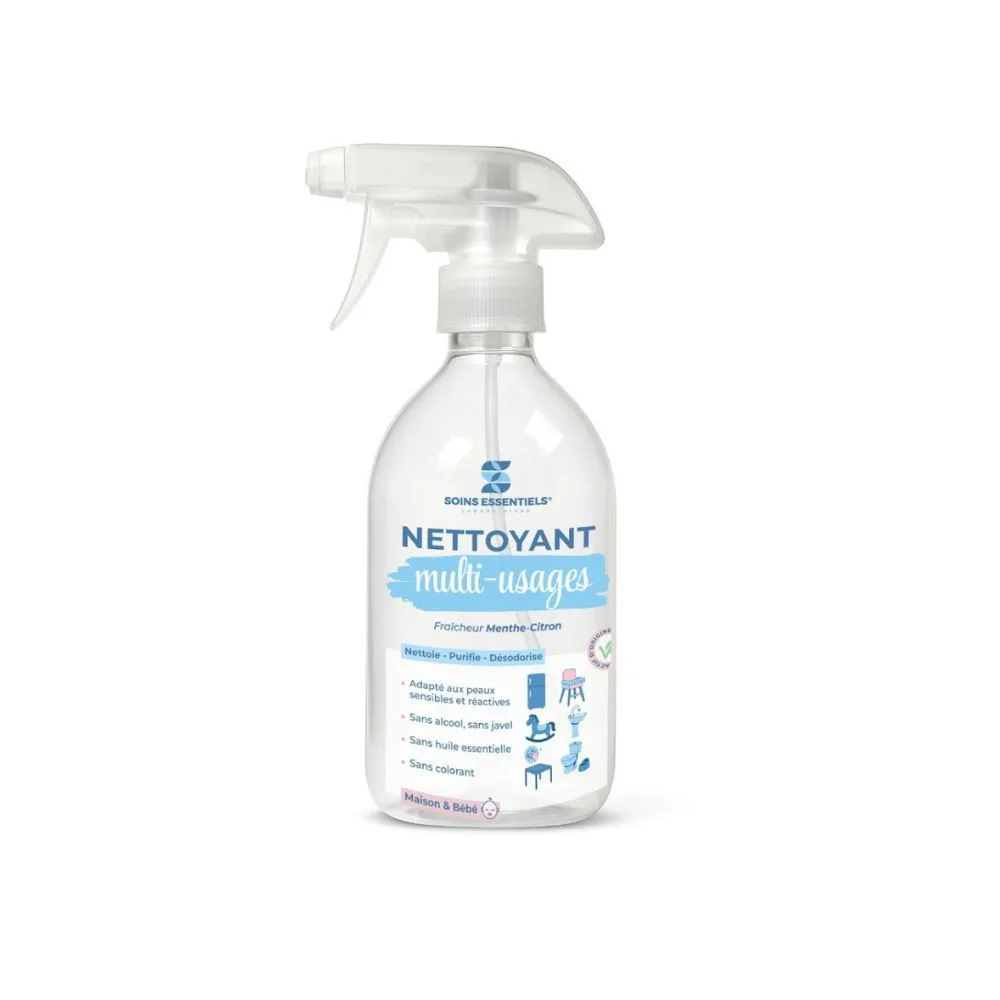 SOINS ESSENTIELS NETTOYANT MULTI-USAGES BÉBÉ ET MAISON 500ML