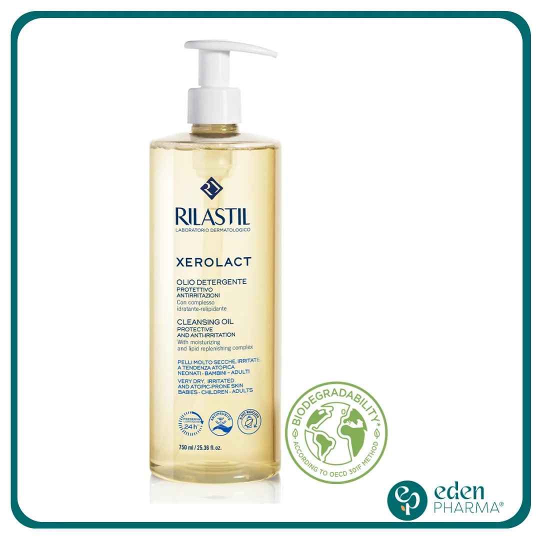 RILASTIL XEROLACT HUILE NETTOYANT 750ML
