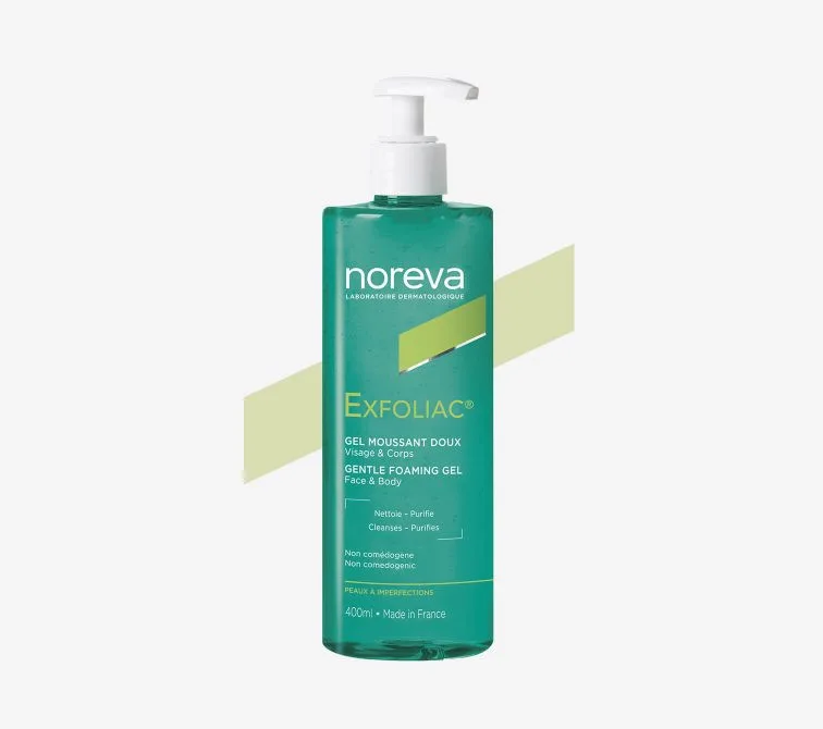 NOREVA EXFOLIAC GEL MOUSSANT DOUX 200 ML