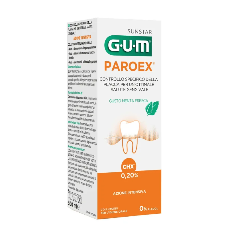 GUM PAROEX BAIN DE BOUCHE 0.20% 300ML