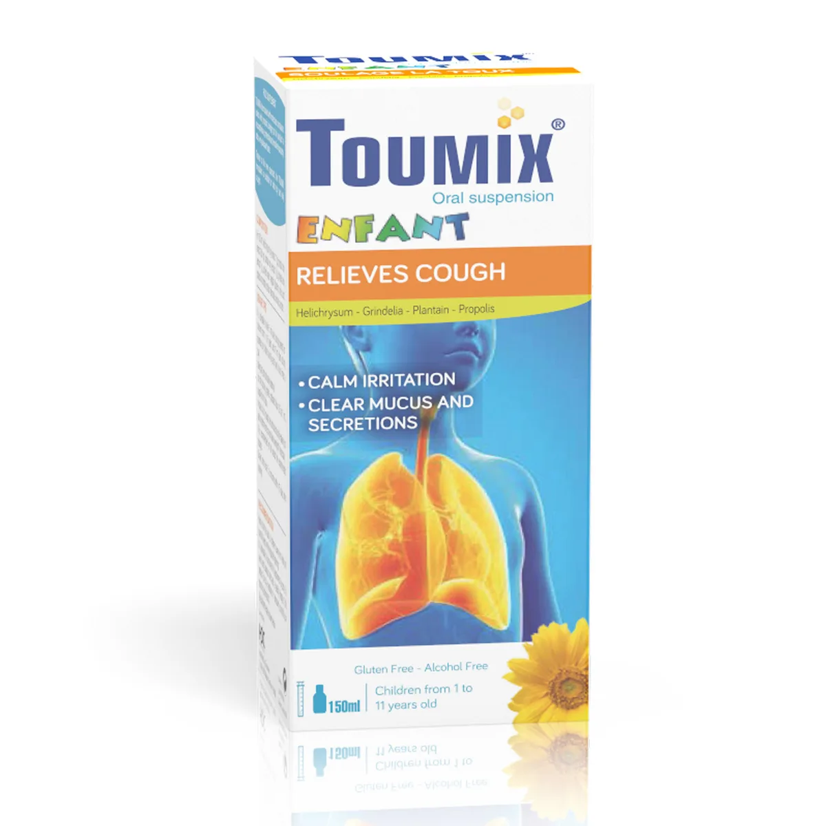 TOUMIX ENFANT SUSPENSION BUVABLE 150ML