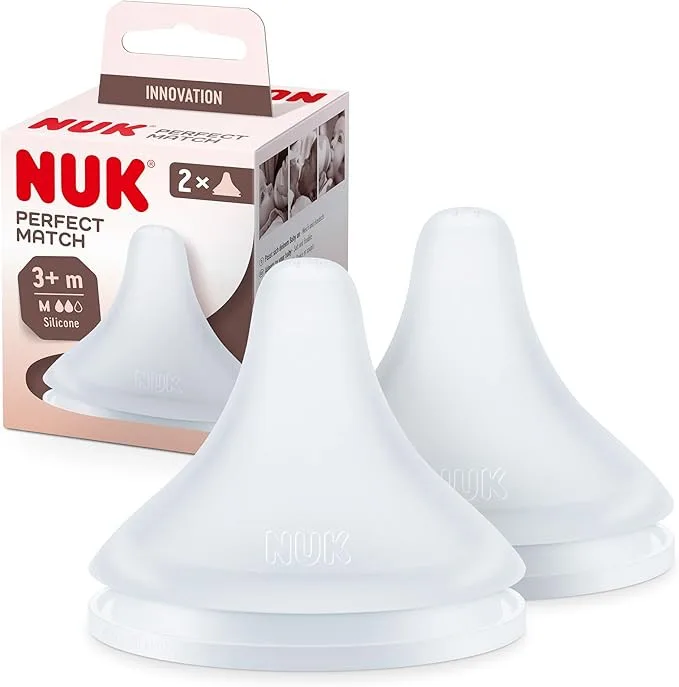 TÈTINE NUK PERFECT MATCH EN SILICONE SOUPLE 2 PIÈCES