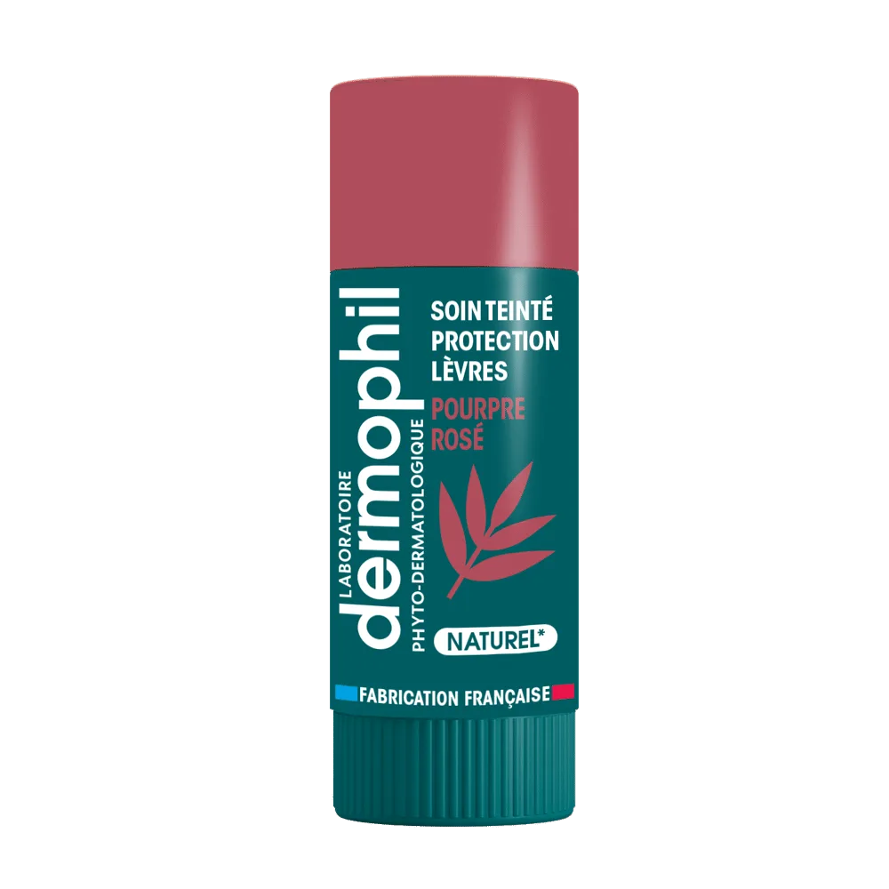 DERMOPHIL STICK A LEVRES SOIN TEINTE POURPRE ROSE 4Gr
