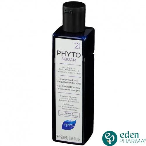 PHYTO PHYTOSQUAM SHAMPOOING ANTIPELLICULAIRE PURIFIANT 250ML