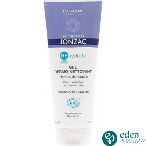 JONZAC REHYDRATE GEL DERMO NETTOYANT VISAGE 200 ML