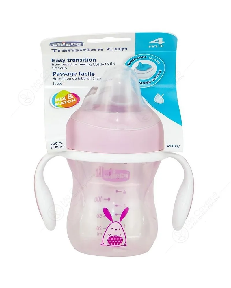 CHICCO TASSE TRANSITION ROSE 4M+ REF 69111