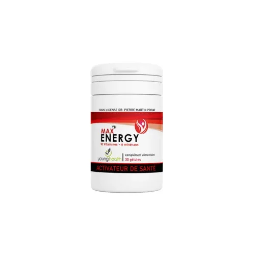 YOUNG HEALTH MAX ENERGIE 30 GÉLULES