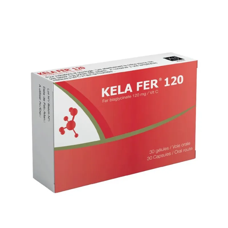 XEN KELA FER 120 MG 30 GELULES