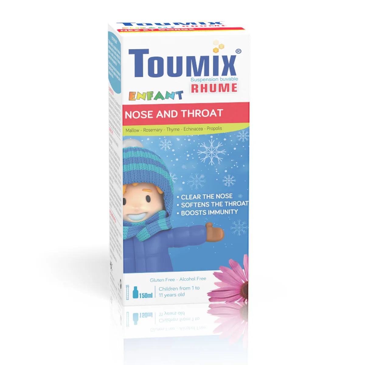 TOUMIX RHUME ENFANT NEZ ET GORGE 150ML