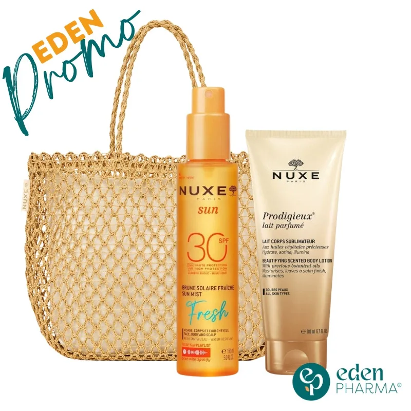 NUXE TROUSSE BRUME SPF30+ FRESH 150ML+ LAIT DE CORPS 200ML GRATUIT