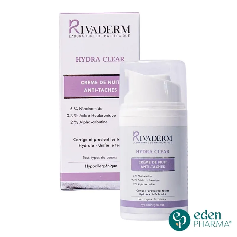 RIVADERM HYDRA CLEAR CREME HYDRA ANTI TACHES 50GR