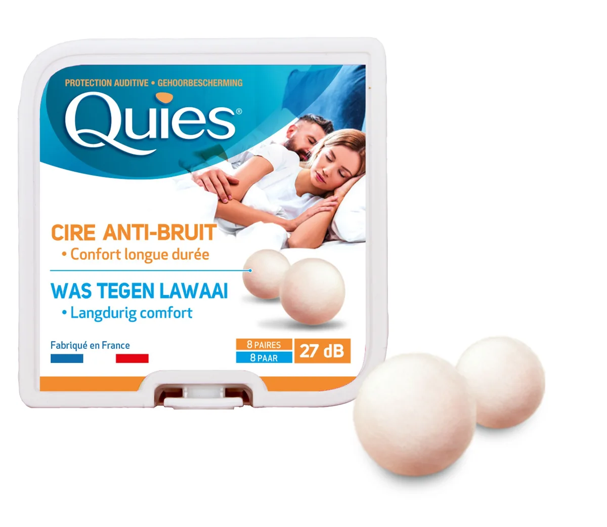 QUIES CIRE ANTI BRUIT BOITE DE 16