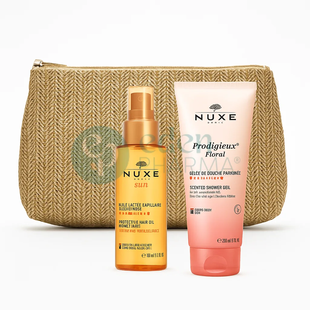 NUXE TROUSSE SUN HUILE LACTÉE CAPILLAIRE 100ML + GELEE FLORALE DE DOUCHE 200ML GRATUIT
