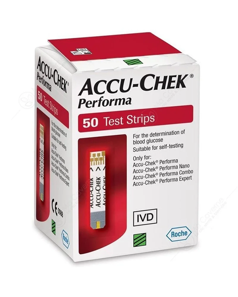 ACCU-CHEK PERFORMA BANDELETTES BOITE DE 50
