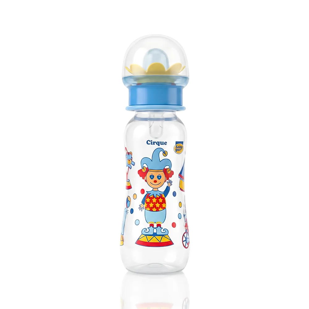 BABY PUR BIBERON EN PLASTIQUE HOCHET NOVELTY 250ML REF 1112
