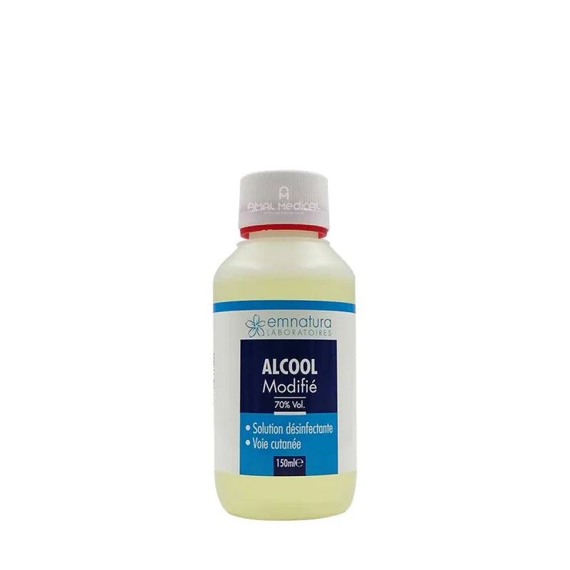 ALCOOL MODIFIE 70%.VOL EMNATURA 150ML