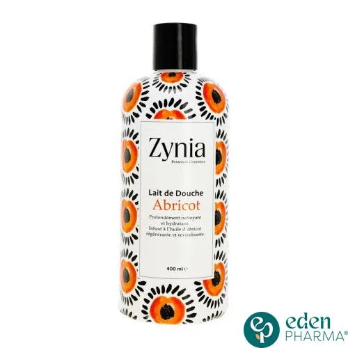 ZYNIA LAIT DE DOUCHE ABRICOT 400ML
