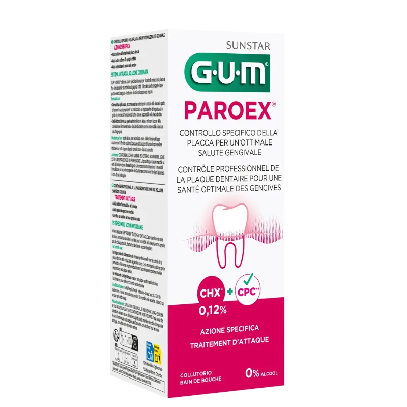 GUM PAROEX BAIN DE BOUCHE 0.12% 300ML