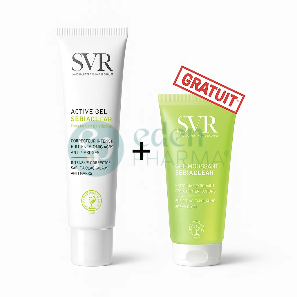 SVR SEBIACLEAR ACTIVE GEL + GEL NETTOYANT GRATUIT