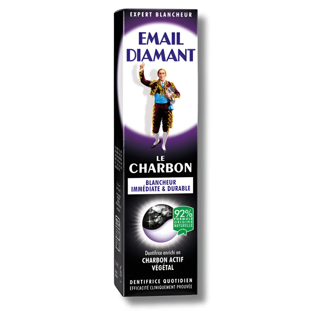 EMAIL DIAMANT DENTIFRICE CHARBON BLANCHEUR 75ML