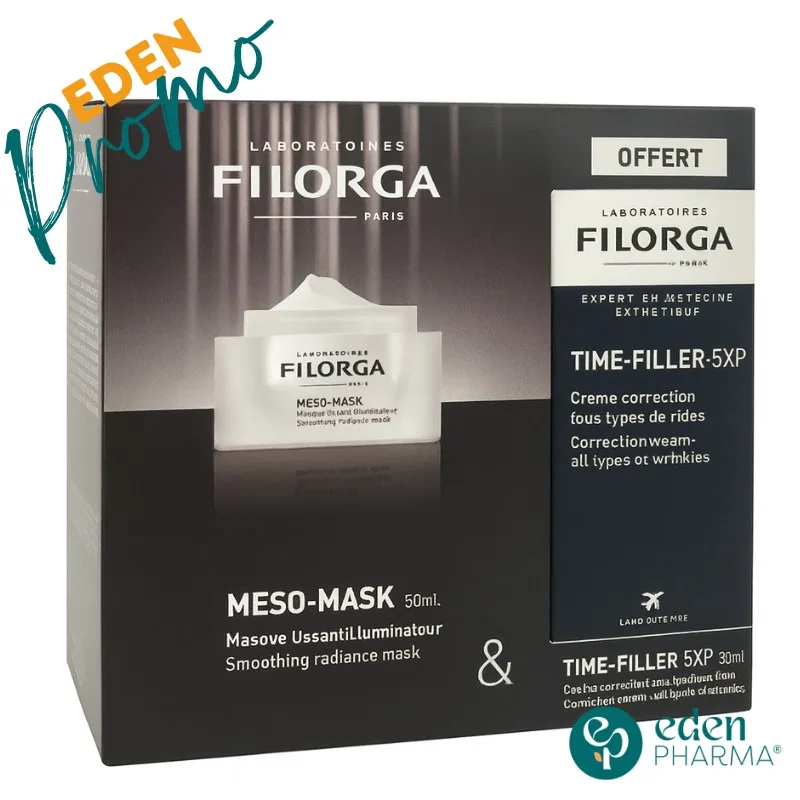 FILORGA COFFRET MESO MASK + TIME-FILLER 5XP CREME 30ML OFFERTE