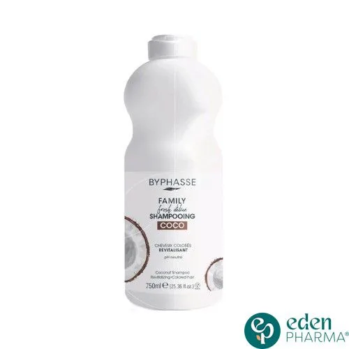 BYPHASSE FAMILY SHAMPOOING COCO CHEVEUX COLORES 750ML