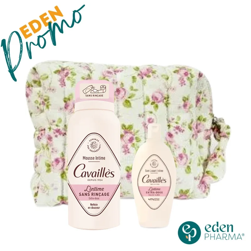 ROGE CAVAILLES TROUSSE MOUSSE INTIME SANS RINÇAGE + SOIN INTIME EXTRA-DOUX 50ML (OFFERT)