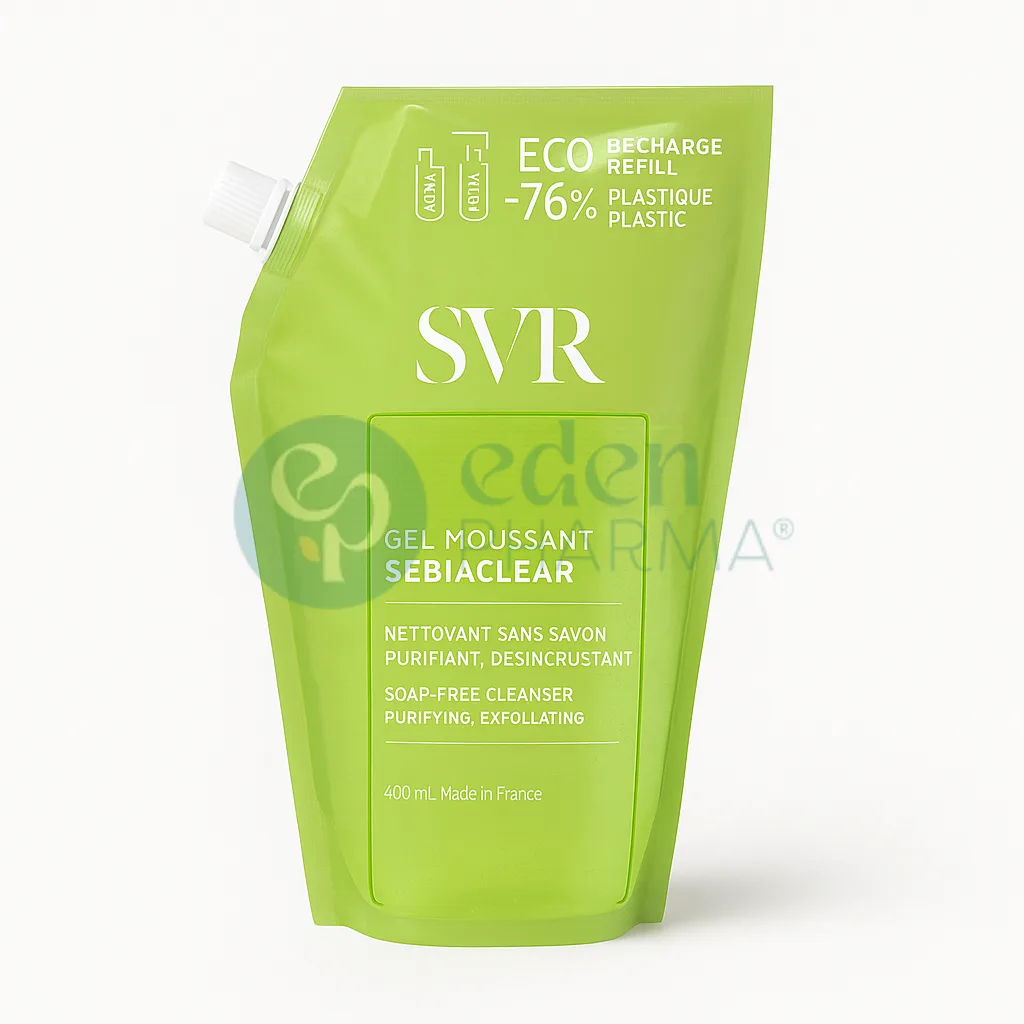 SVR SEBIACLEAR GEL MOUSSANT RECHARGE 400ML