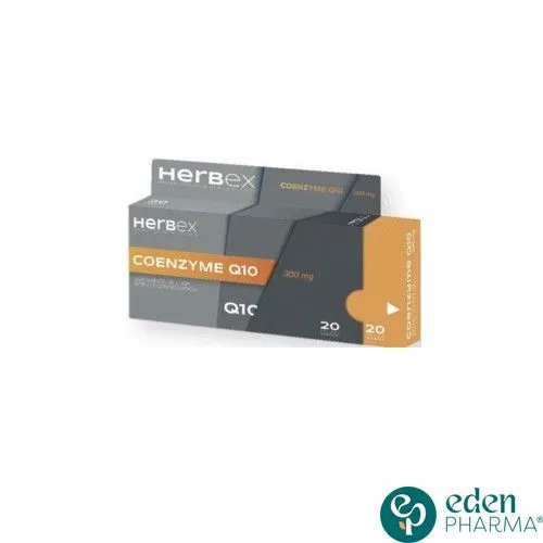 HERBEX COENZYME Q10 300 MG 20 GELULES