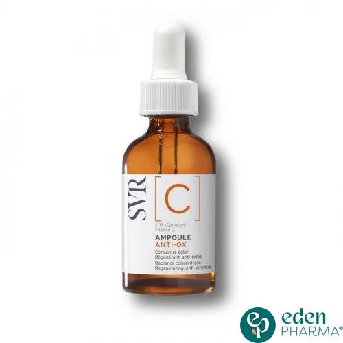 SVR AMPOULE ANTI OX VITAMINE C 20% 30ML TOUS TYPES DE PEAUX