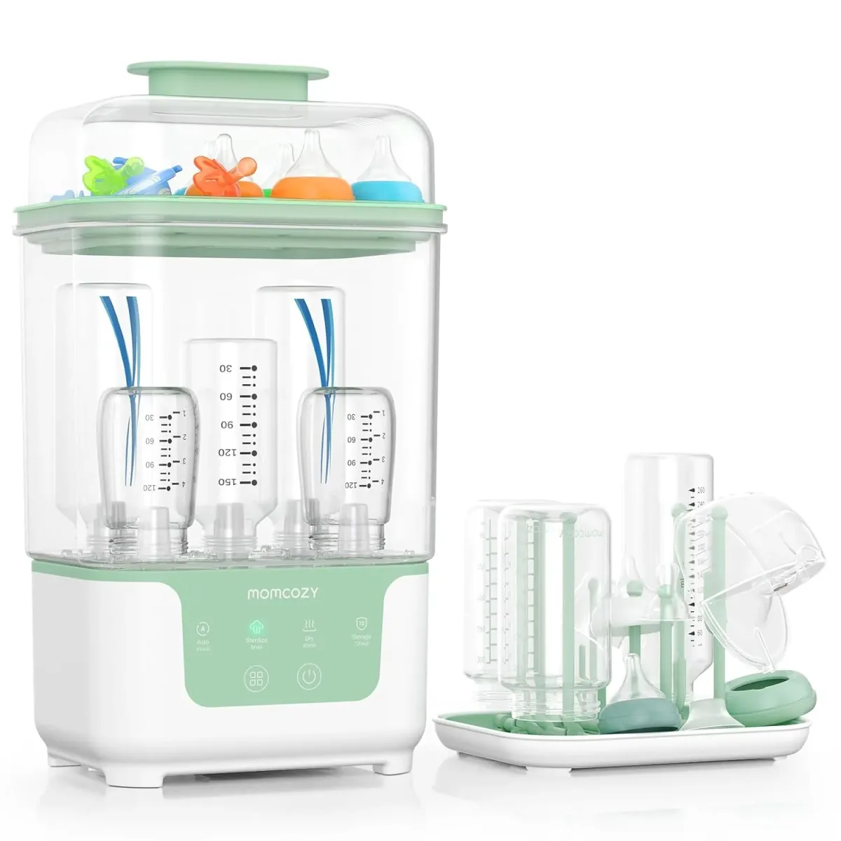 MOMCOZY STÉRILISATEUR & SÈCHE-BIBERONS 4-EN-1