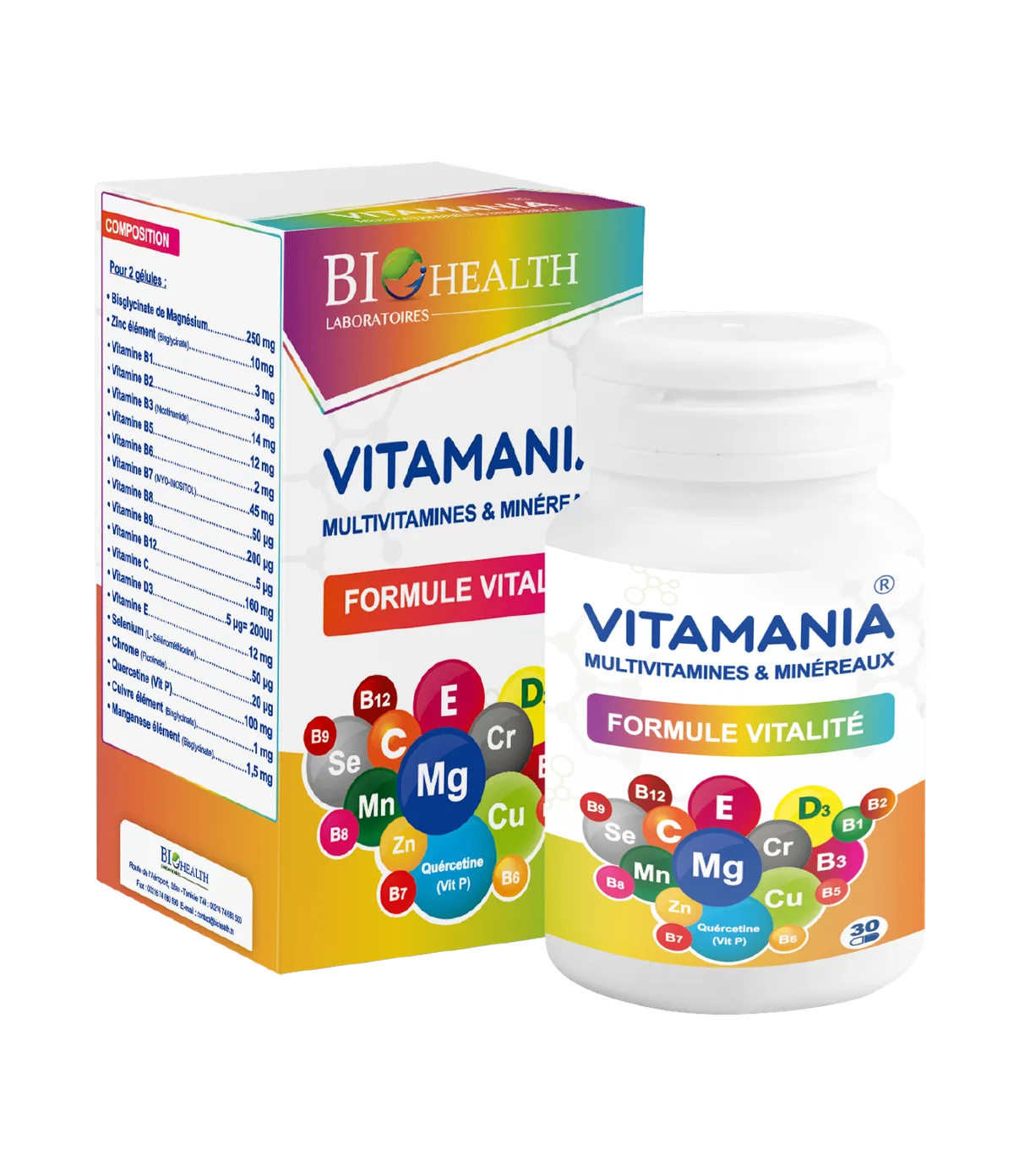 BIO HEALTH VITAMANIA 30GELULES