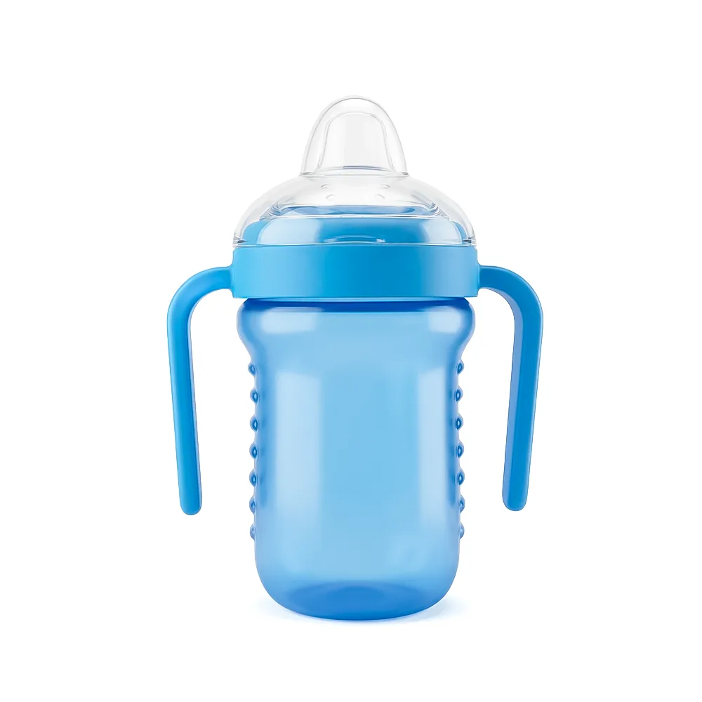 BABY PUR TASSE CONFORT+ AVEC BEC SILICONE ET COUVERCLE REF 78005