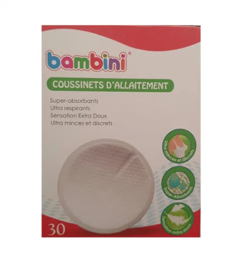 BAMBINI COUSSINET D'ALLAITEMENT 30 pièces