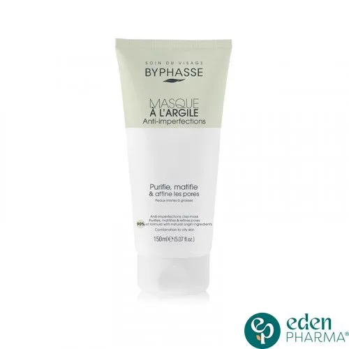 BYPHASSE MASQUE A L'ARGILE ANTI-IMPERFECTIONS 150ML